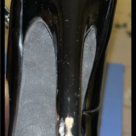 Candie's Black Patent Mary Jane Platform Heels - Picture 2 of 3